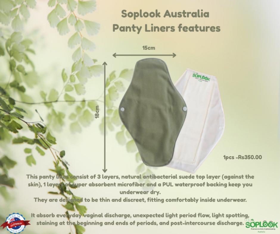 Soplook Australia Cloth Menstrual Panty Liners